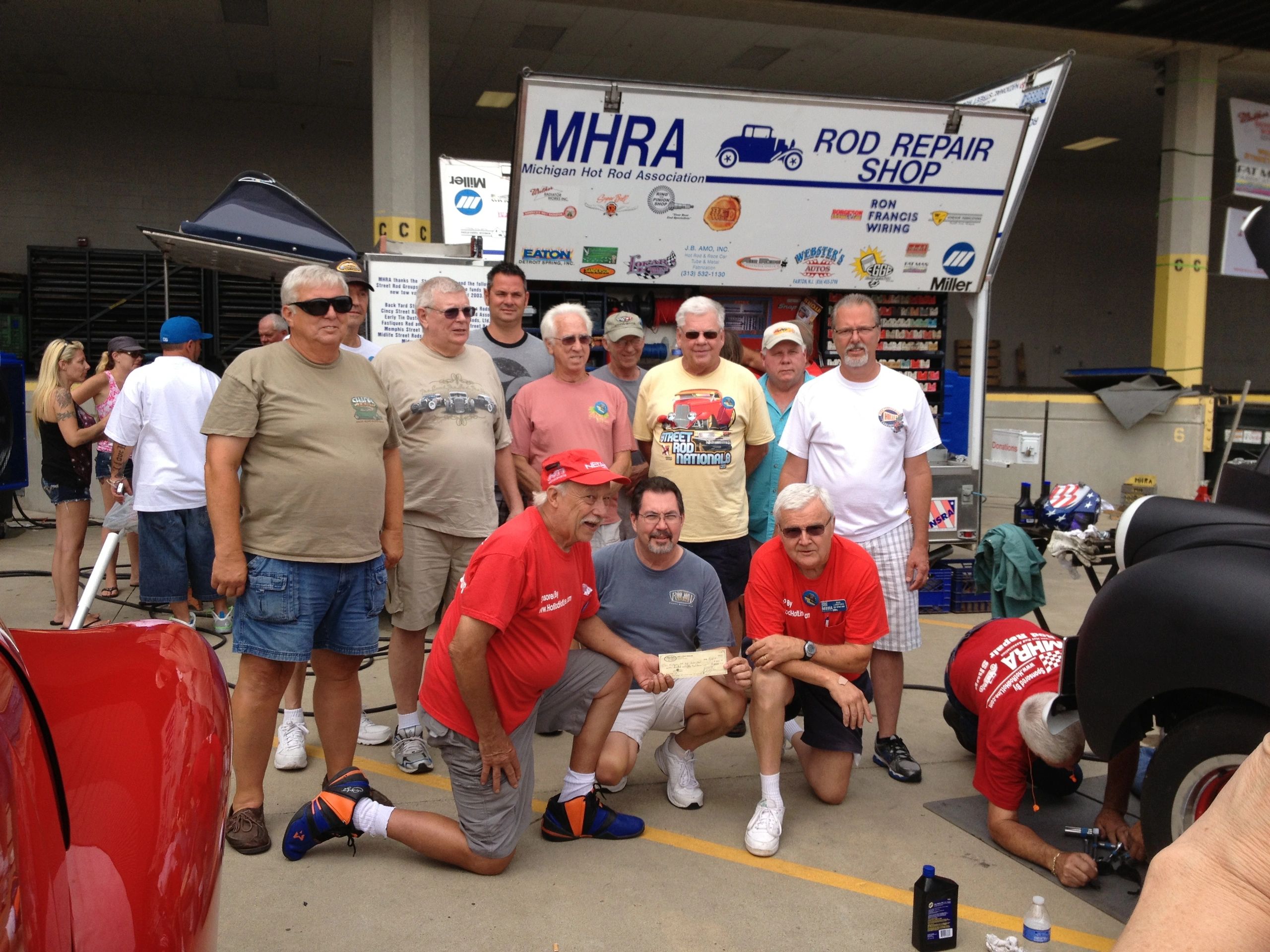 Cincy's yearly contribution to Michigan Rod Repair Shop